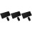 3Sets Silent Wireless Keyboard and Mouse Combo Black for Computer Use 6