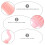 1Ensemble Brosse Silicone Long Rose Pour Tétine Bébé 7
