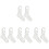 4Pairs Clear Acrylic Sock Blockers for Hand DIY Projects 4