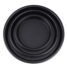 6Pcs Premium Black Aluminum Alloy Cake Baking Pans Non-Stick Bakeware
