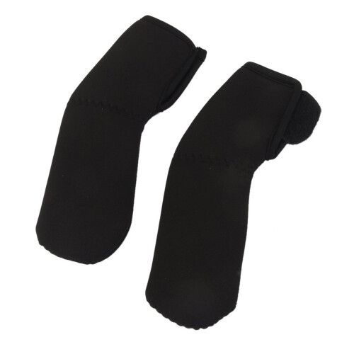 3St Zwarte Stretch Stroller Grip Covers - Universeel Kinderwagens