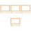 4Sets Kindvriendelijk Weefgetouw Speelgoed Creatief Khaki 5