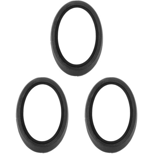 3Pcs Car Mount Antenna Base Black Rubber Sealing Ring Auto Accessory 2