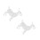 2St Wit Geitenornament Van Kristal Perfect Cadeau 5