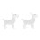2St Wit Geitenornament Van Kristal Perfect Cadeau 4