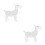 2St Wit Geitenornament Van Kristal Perfect Cadeau 6