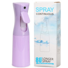 NIACONN 6.8oz Continuous Spray Bottle, Ultra Fine Mist Sprayer for Hair Styling, Plants and Skincare (Violet)