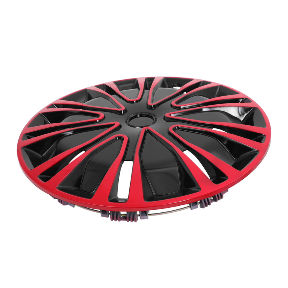Car Wheel Covers 13 Inch Hubcaps For Cars Allweather Pp Material Crimson Ebony Rim Design 9113335628557
