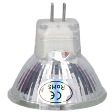 4 piezas MR11 12LED 4W Blanco cálido 35x35mm DC12V