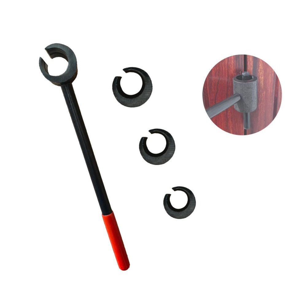 Door Hinge Adjustment Tool 3In1 Steel Wrench Fits 19Mm25mm Hinges For Accurate Alignment 9113335628656