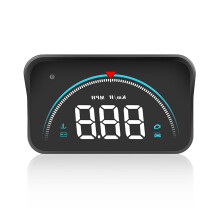 Car HUD Display GPS Speedometer with Dual OBD2 GPS Mode, Overspeed Alert, RPM Voltage for All Cars
