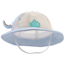 3Stk Atmungsaktiver Kinder Sonnenhut , Lustiger Dino Mesh