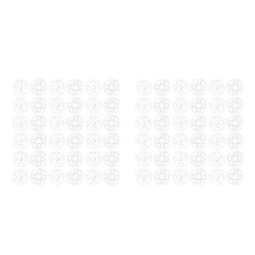 2Stk Transparent Plastikknöpfe Verdeckte Sicherheitsknöpfe Kleidung 2