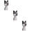 3Stk Farbige Hund Auto Deko Und Robust Geschenk 9