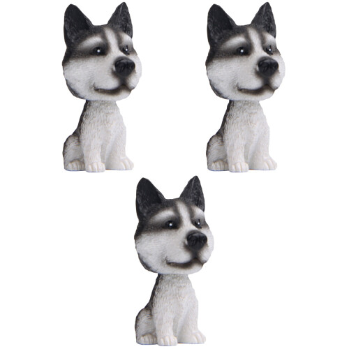 3Stk Farbige Hund Auto Deko Und Robust Geschenk 2