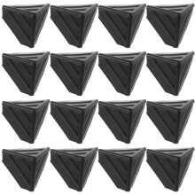 100Pièces Protecteurs D’angle Noir Pour Cartons Cadres