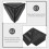 100Pièces Protecteurs D’angle Noir Pour Cartons Cadres 4