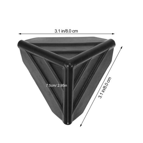 100Pièces Protecteurs D’angle Noir Pour Cartons Cadres 1