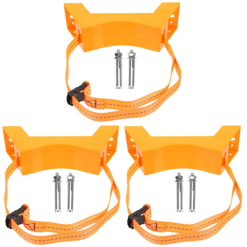 3Pièces Support Cylindre Gaz Mural Simple En ABS 1