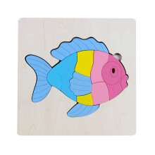 3 Pièces Casse‐Tête Bois 3D Mémoire Puzzle Éducatif Pour Enfant