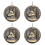 4Pièces Collier Métal Rétro Café Pour Allemand 1