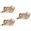 3Pièces Protection Muselière Anti-Morsure Marron Clair Ajustable 7