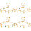 4Pièces Bracelet De Or Et Chic 5