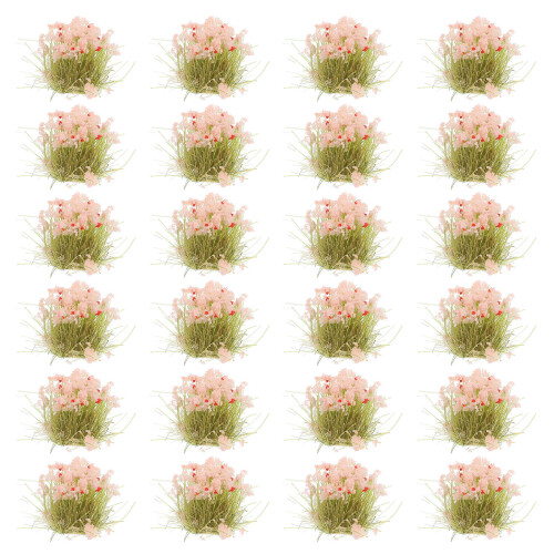 1 Box Of Simulated Static Grass Tufts For Diy Sand Table