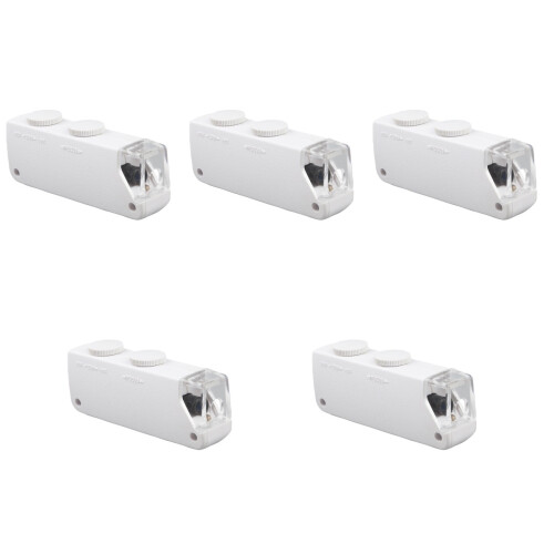 5Pièces Loupe Téléphone Portable Ajustable Compacte Blanche 2