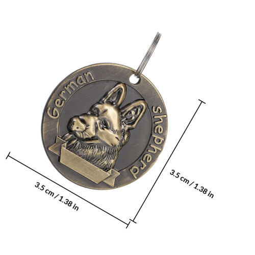 4Pièces Collier Métal Rétro Café Pour Allemand 1