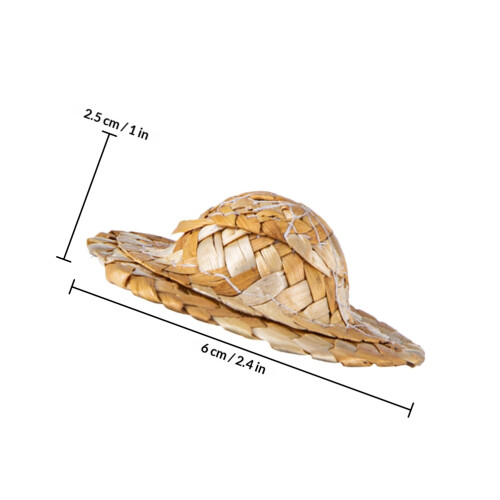 6 Pièces Chapeaux De Miniatures Pour 1