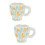 2Pcs White Handled Ceramic Coffee Cups Perfect for Breakfast Use 7
