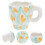 2Pcs White Handled Ceramic Coffee Cups Perfect for Breakfast Use 9