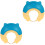 2Pièces Accessoire Bain Bébé Bonnet Étanche Pour Enfants 3