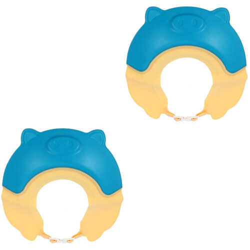 2Pièces Accessoire Bain Bébé Bonnet Étanche Pour Enfants 2