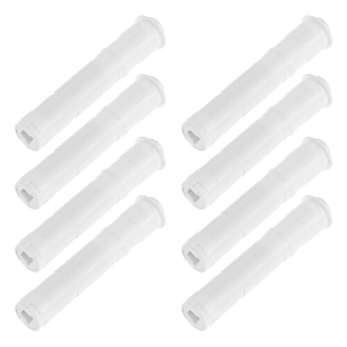 24Pcs White Push Tip-on Lock Hidden Door Hardware for Home Wardrobe