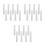 24Pcs White Push Tip-on Lock Hidden Door Hardware for Home Wardrobe 8