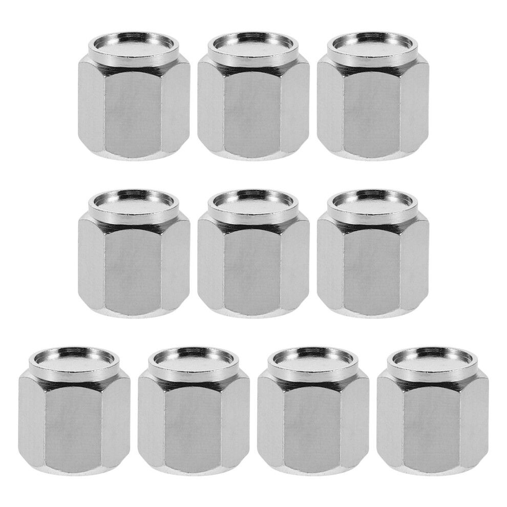 20Pcs Metal Car Valve Caps Durable Tire Stem Dust Covers Grey 3631600205488