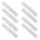 24Pcs White Push Tip-on Lock Hidden Door Hardware for Home Wardrobe 2