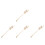 4Pièces Outils Multi Teintes Gel Stick Nail Art 4