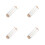 4 Pièces Distributeur De Pailles En Bois Couvercle 7