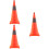 3Pièces Cônes De Route Pliables Orange Haute Visibilité LED 7