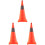 3Pièces Cônes De Route Pliables Orange Haute Visibilité LED 2