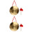 2Pièces Percussion Gong Chinois Main Handmade Pour École 6