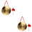 2Pièces Percussion Gong Chinois Main Handmade Pour École 7