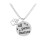 2Pièces Animale Argentée Pendentif Lettre Pour Petit 1