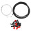 1Ensemble Câble De Noir Acier Carbone Tube Clips 1