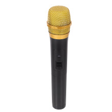 2Pièces Microphones Jouets Faux Dorés Pour Jeux Et Fêtes Enfants