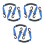 6Pièces Bandes Fixation Pour Roller Ski Outdoor 5