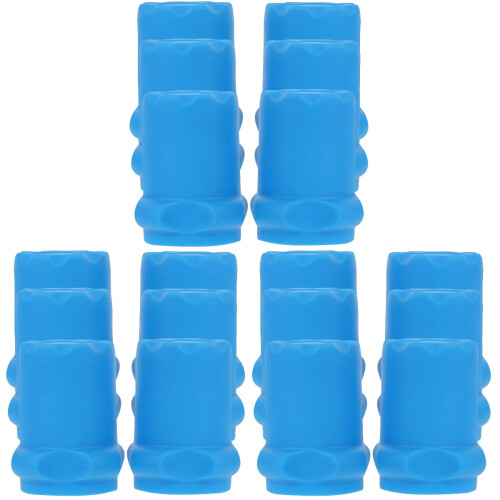 18Pièces Accessoires Micro Bleu Silicone Anti-Chute Pour Performances 1